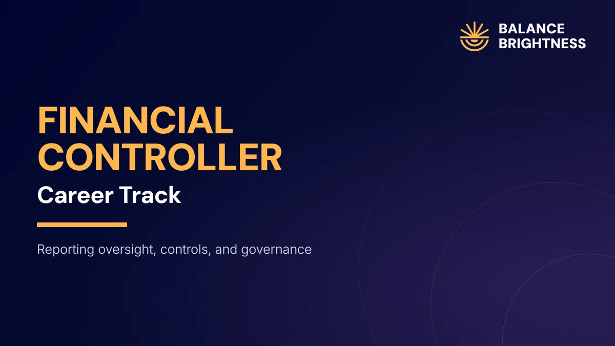 Balance Brightness course: Financial Controller Track